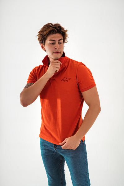 SJ orange polo